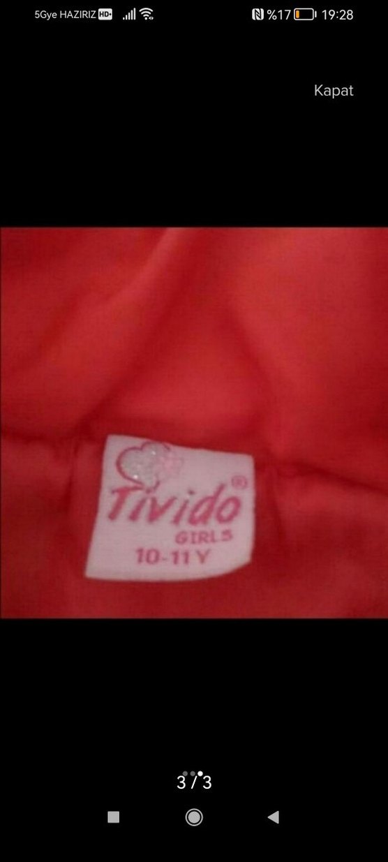 Pembe Kız Çocuk Fermuarlı Yelek - Görsel 3