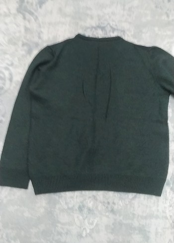 V Yaka Erkek Yün Kazak - Görsel 4