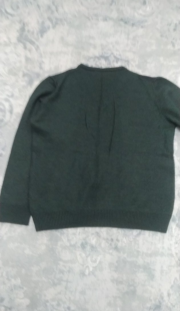 V Yaka Erkek Yün Kazak - Görsel 4