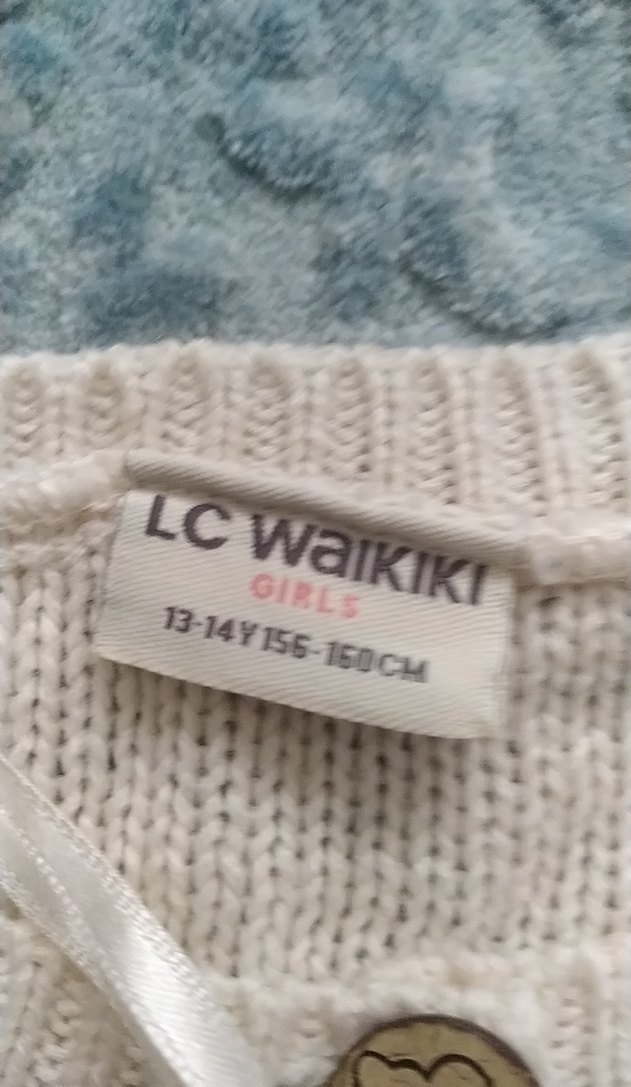 Kız Çocuk Bohem Örgü Hırka - Görsel 2