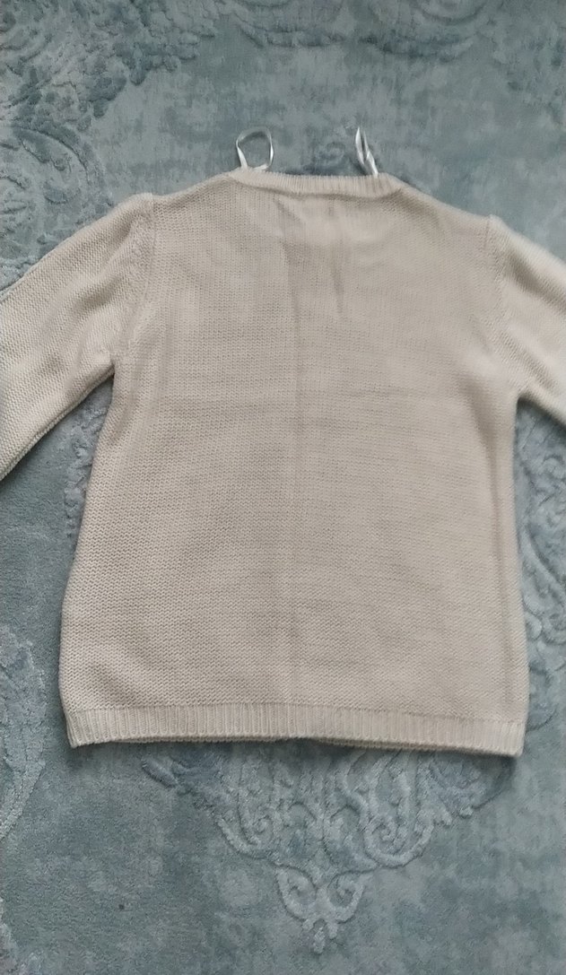 Kız Çocuk Bohem Örgü Hırka - Görsel 3