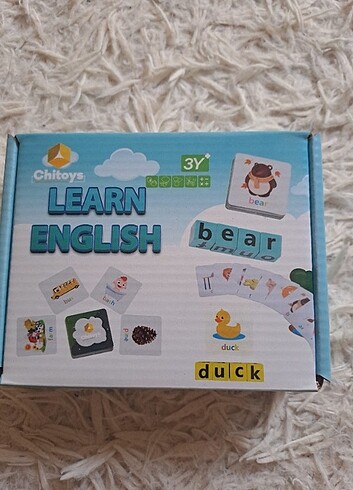 Learn English (Ahşap harfler)