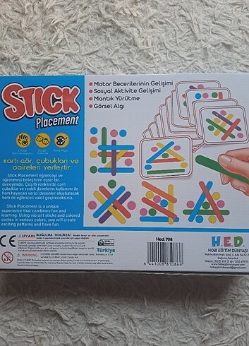 Stick placement (çubuk yerleştirme)