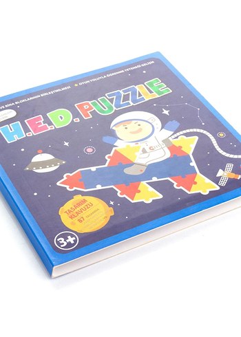 Çocuklar için Renkli H.E.D. Puzzle
