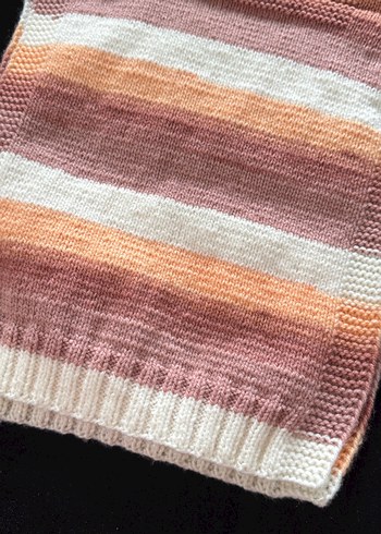 Kızlar İçin Renkli Örgü Bohem Yelek - Görsel 3