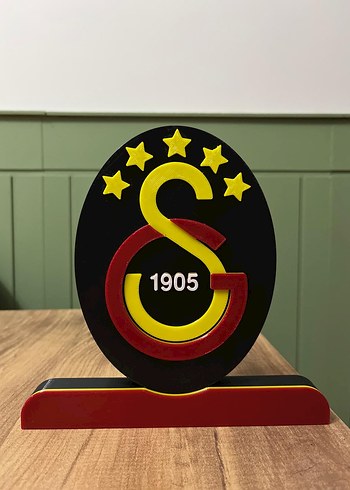 Retro Parlak Altın Galatasaray 1905 Arması