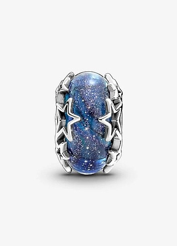 Pandora Galaksi Mavisi ve Yıldız Murano Charm