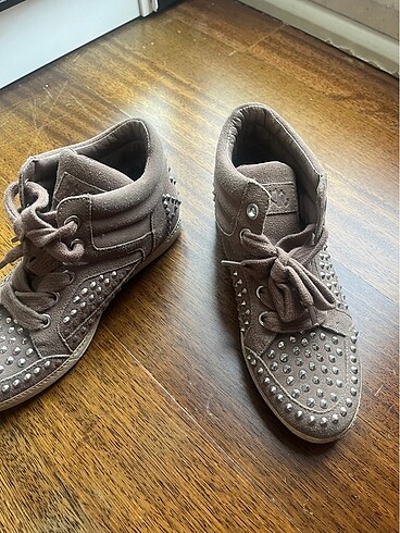 37 Beden kahverengi Renk ash marka wedge sneaker
