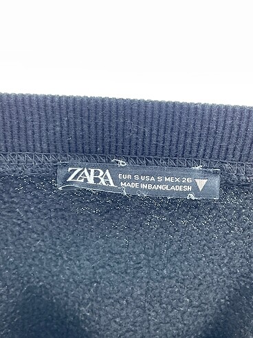 s Beden siyah Renk Zara Sweatshirt %70 İndirimli.
