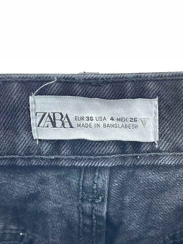 36 Beden siyah Renk Zara Jean / Kot %70 İndirimli.