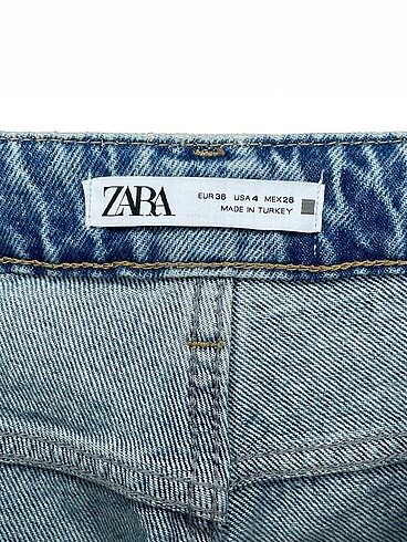 36 Beden mavi Renk Zara Jean / Kot %70 İndirimli.