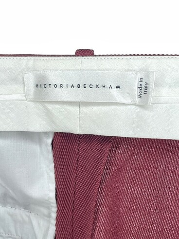 36 Beden bordo Renk Victoria Beckham Kumaş Pantolon %70 İndirimli.