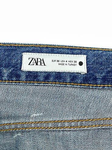 38 Beden mavi Renk Zara Jean / Kot %70 İndirimli.