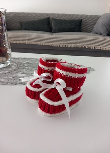 16 Beden bordo Renk BEBEK PATİK