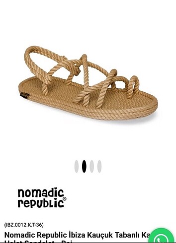 Nomadic State Of Mind Hasır sandalet