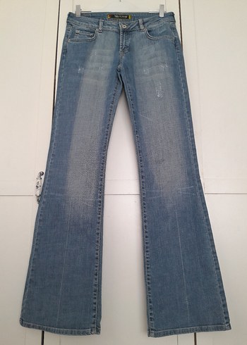 Diğer Y2k Bootcut Flare Jean Pantolonsifir 29 Beden Likrali