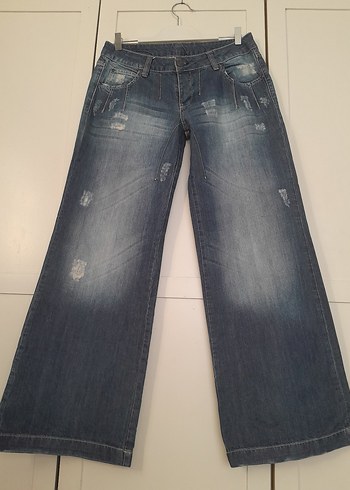 Diğer Ole Dusuk Bel Wide Leg Jean Pantolon 31 Beden
