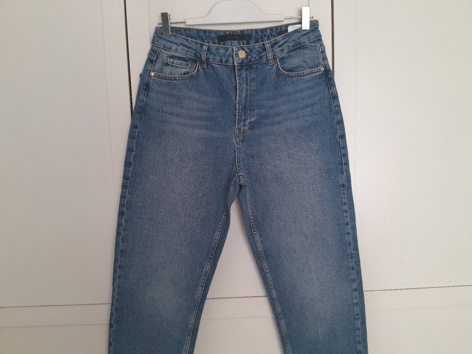 Network Yüksek Bel Straight Fit Jean 30 Beden Likralı — görsel 4/11