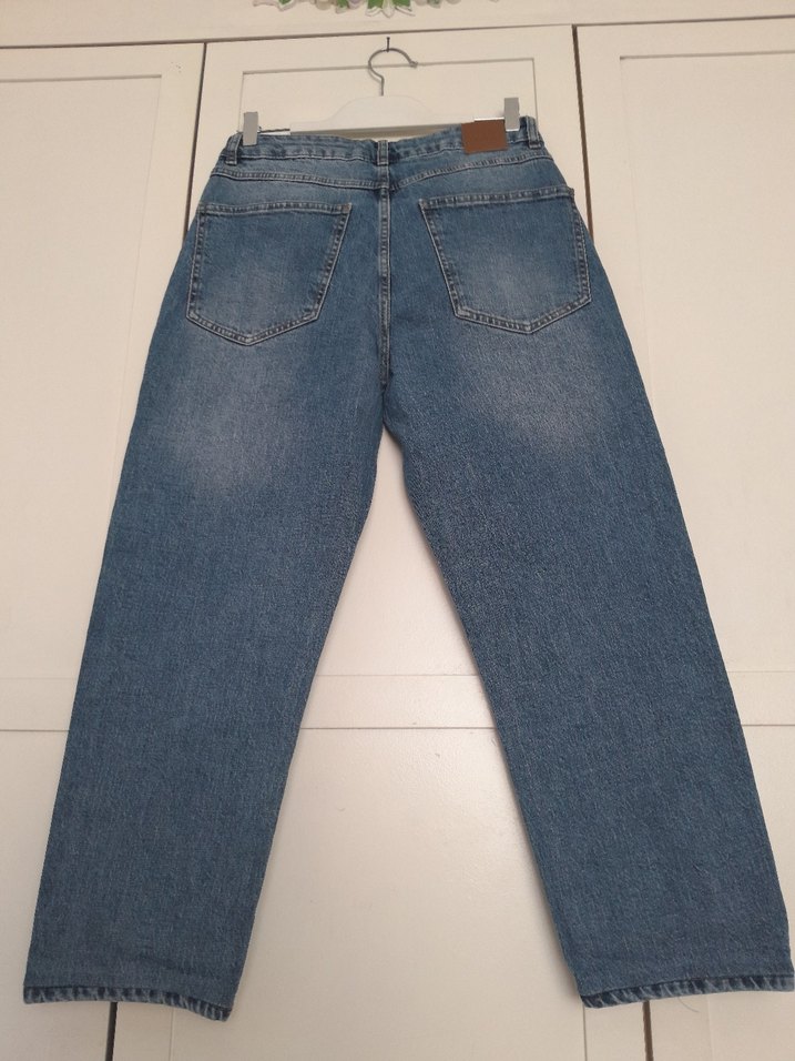 Network Yüksek Bel Straight Fit Jean 30 Beden Likralı — görsel 2/11