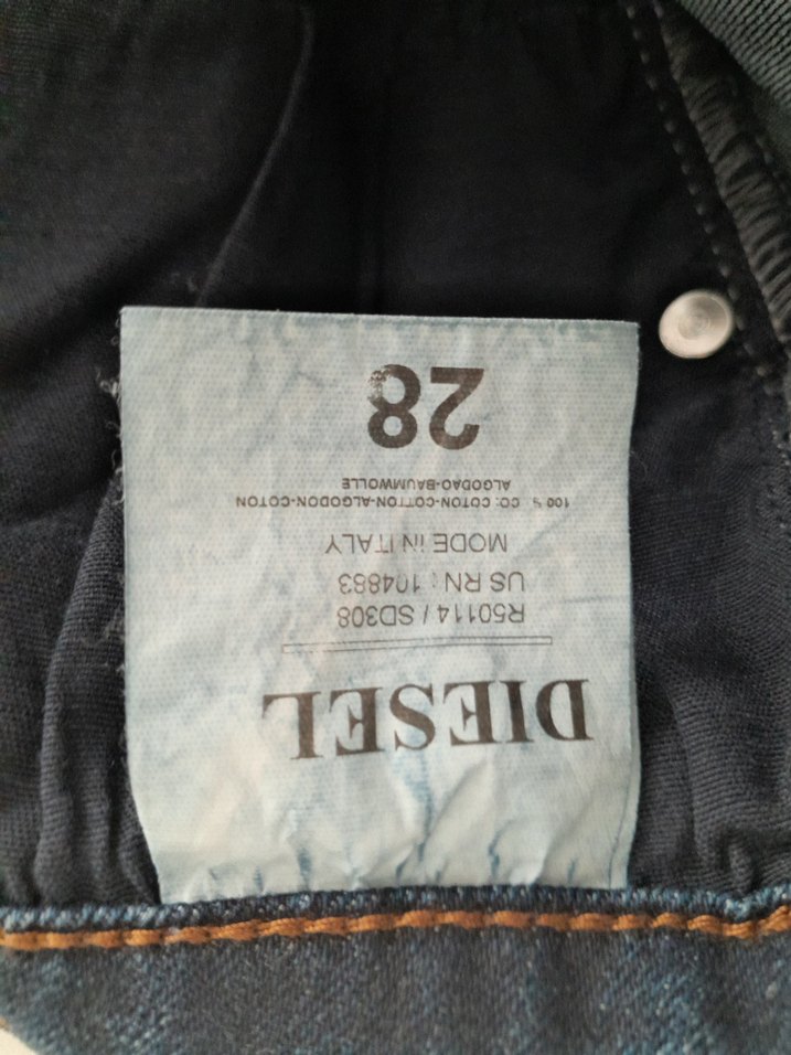 Diesel Bootcut Likralı Jean Pantolon 28 Beden — görsel 9/12