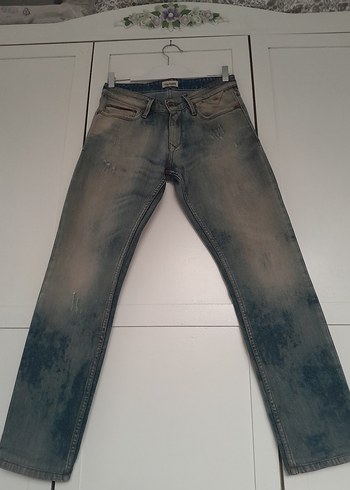 Tommy Hilfiger Slim Fit Likrali Jean Pantolon 29 Beden