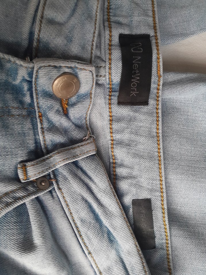 Erkek Network Straight Fit Jean Pantolon 31 Beden Likralı — görsel 8/10