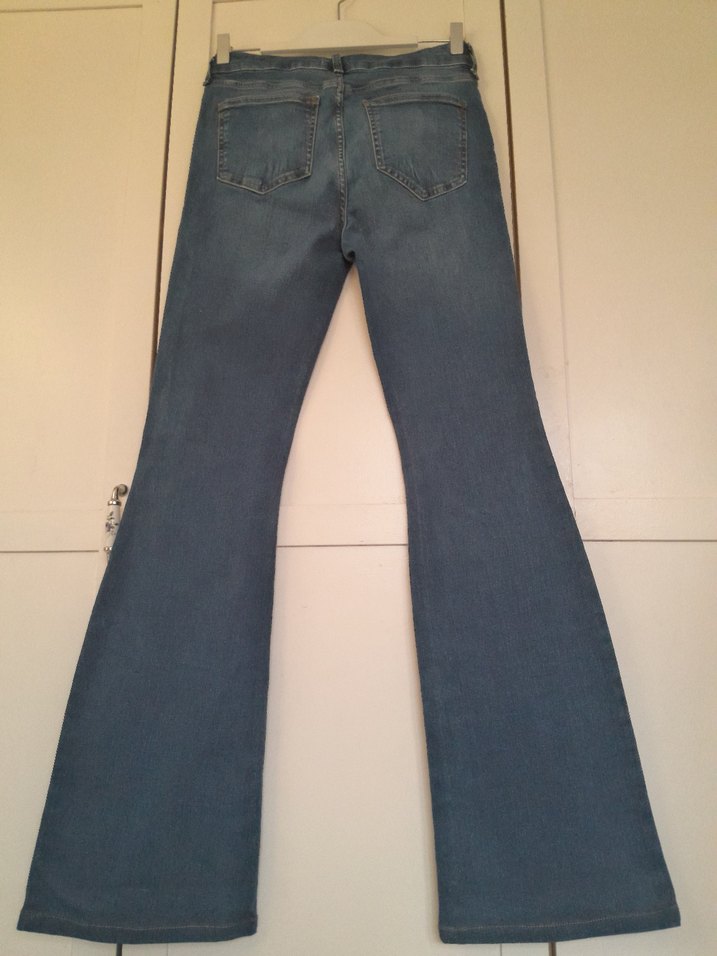 River Island Flare İspanyol Paça Jean 38 M Beden Likralı — görsel 2/9