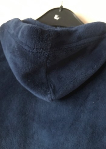 Erkek Çocuk Lacivert Kapüşonlu Bornoz - Görsel 7