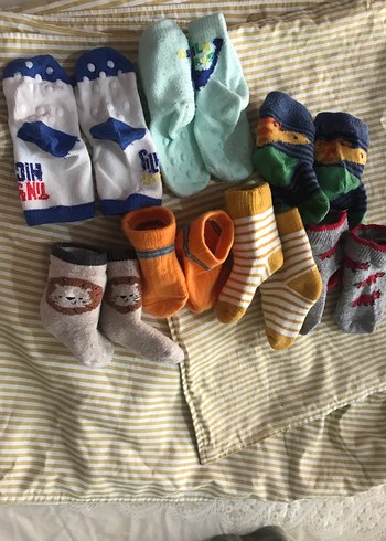 Renkli Nakışlı Erkek Çorapları - Görsel 10