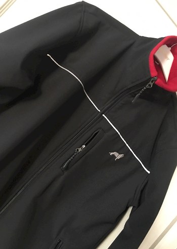 l/xl Beden siyah Renk Fermuarlı Siyah Biker Tarzı Erkek Polar