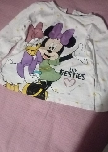 Kız Çocuk Uzun Kollu Baskılı Tişört - Görsel 5