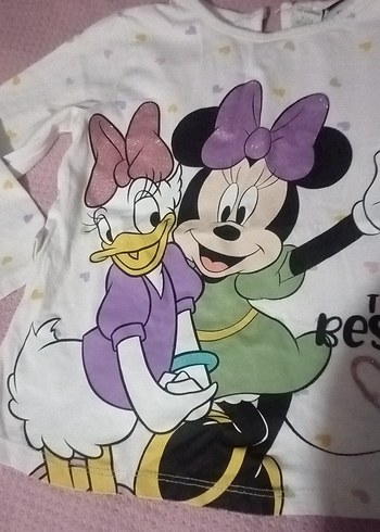 Kız Çocuk Uzun Kollu Baskılı Tişört - Görsel 3