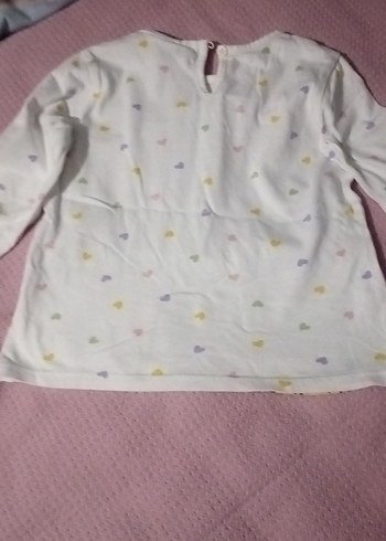 Kız Çocuk Uzun Kollu Baskılı Tişört - Görsel 6