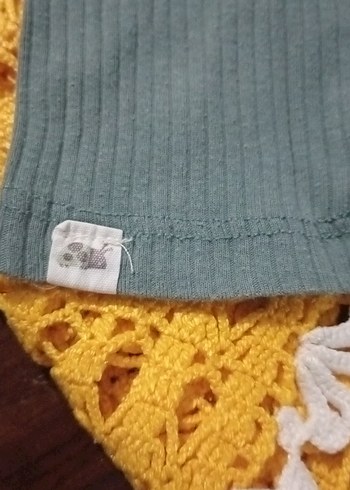 Trendy turkuaz,camel Tayt - Görsel 5