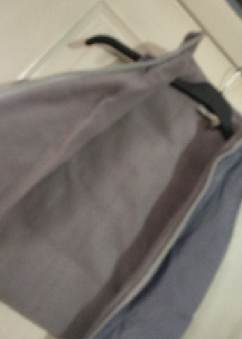 Kız Çocuk Gri Fermuarlı Yelek - Görsel 4