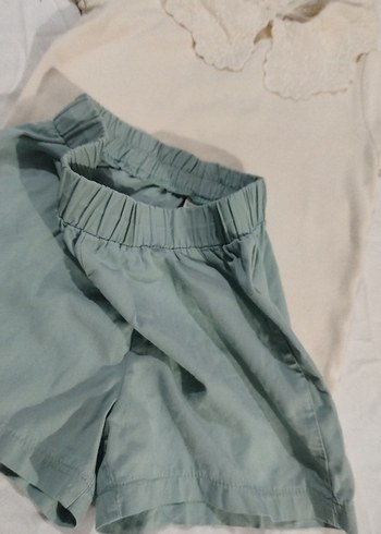 Rahat Kesim Keten Mini Şort - Görsel 7