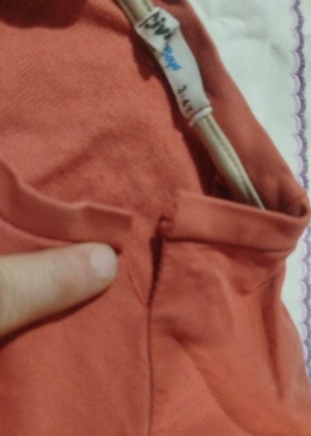 Kızlar için KiremitRahat Keten Eşofman Takımı - Görsel 9