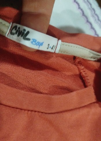 Kızlar için KiremitRahat Keten Eşofman Takımı - Görsel 5