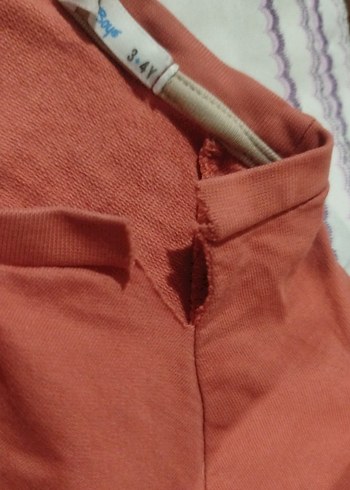 Kızlar için KiremitRahat Keten Eşofman Takımı - Görsel 6