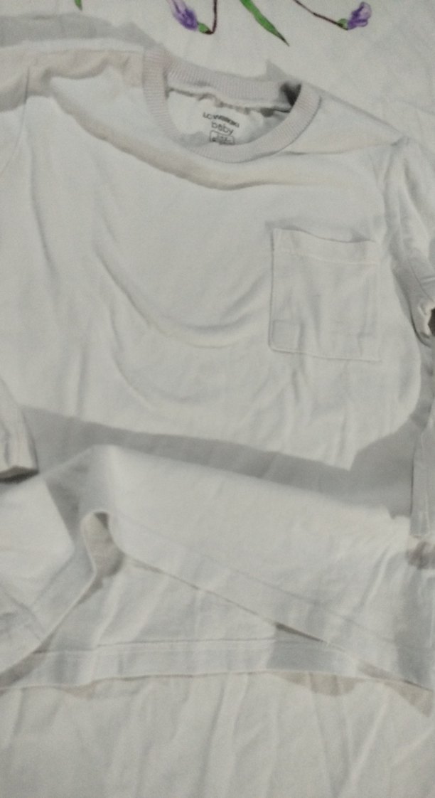 Çocuk Beyaz Uzun Kollu tişört - Görsel 4