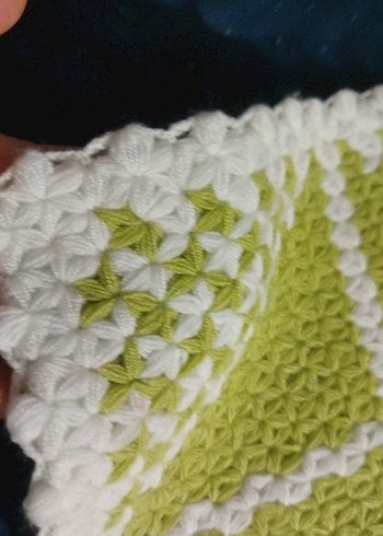 El Örgüsü Yeşil Banyo lifi - Görsel 3