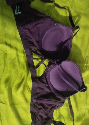 Mor Midi Uzunlukta Goth Sütyen - Görsel 5