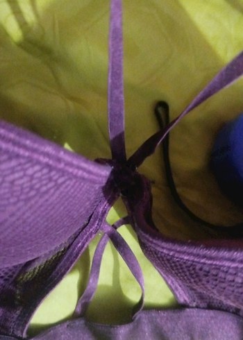 Mor Midi Uzunlukta Goth Sütyen - Görsel 3