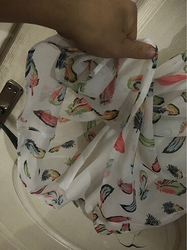 Chip pepper şifon elbise - Görsel 8