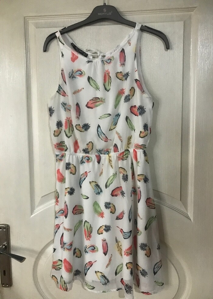 Chip pepper şifon elbise - Görsel 3