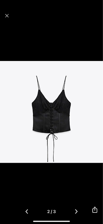 Zara Zara saten büstiyer