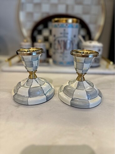 Mackenzie childs candle stick mumluk