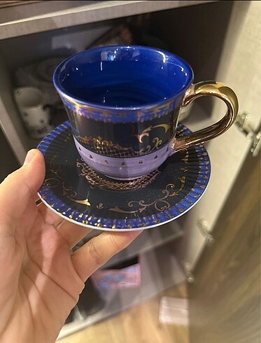 Anthropologie Anthropologie sıfır orjinal tasarım fincan ve tabağı