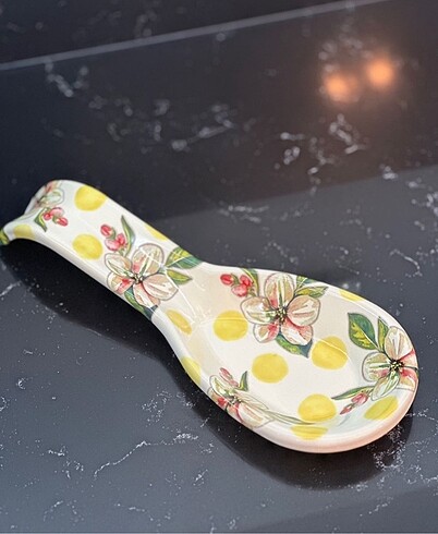 Mackenzie childs orijinal sıfır etiketli kaşıklık spoon rest