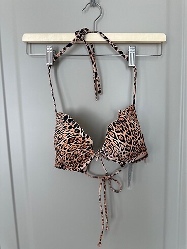 Victoria?s secret bikini üst leopar sıfır etiketli